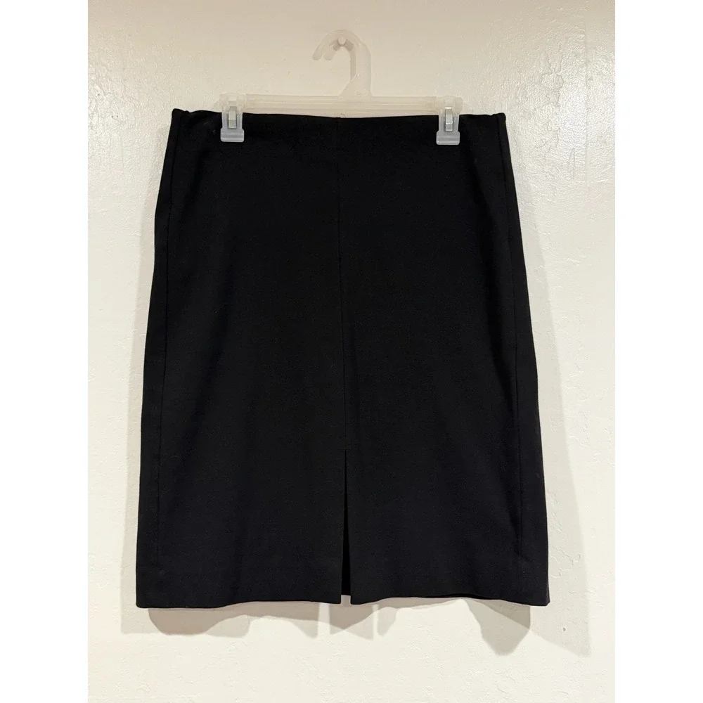 MM.LaFleur Noho Skirt Black Pencil Knee Length Professional Workwear Size 14